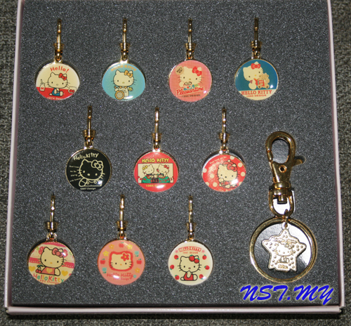 Hello Kitty Limited Edition Fastener Set - Click Image to Close