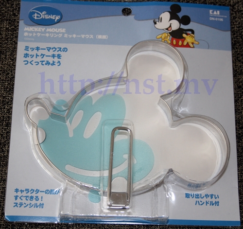 Mickey Side Head Shaped Pancake/egg/burger Mould + Stencil - Click Image to Close